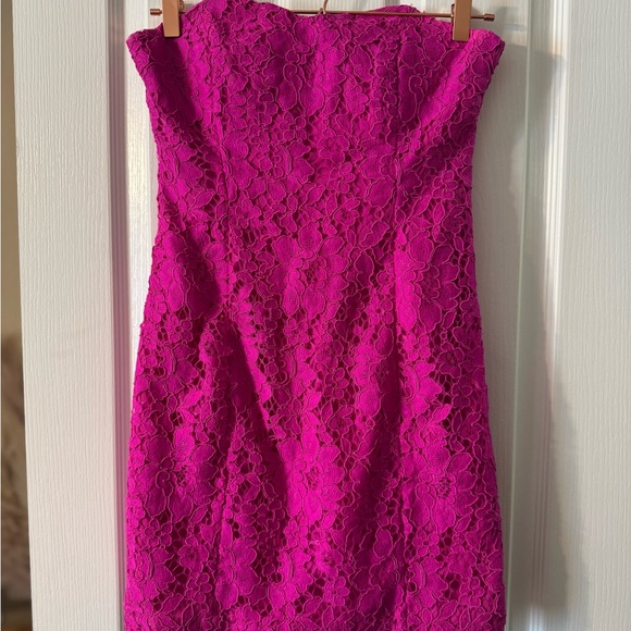 Lily Pulitzer Strapless Lace Dress - Picture 2 of 6